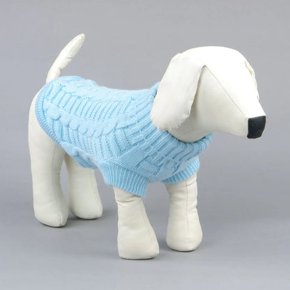Solid Color Dog Sweater