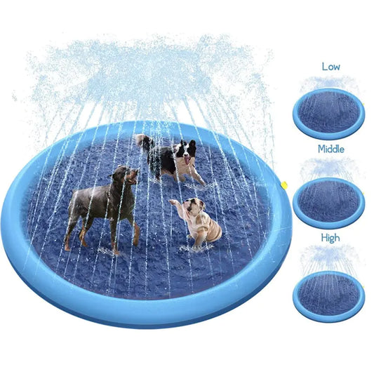 Summer Dog Toy Splash Sprinkler Pad